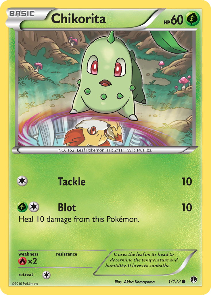 Chikorita (1/122) [XY: BREAKpoint] | Exor Games New Glasgow