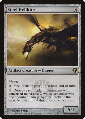 Steel Hellkite [Scars of Mirrodin] | Exor Games New Glasgow