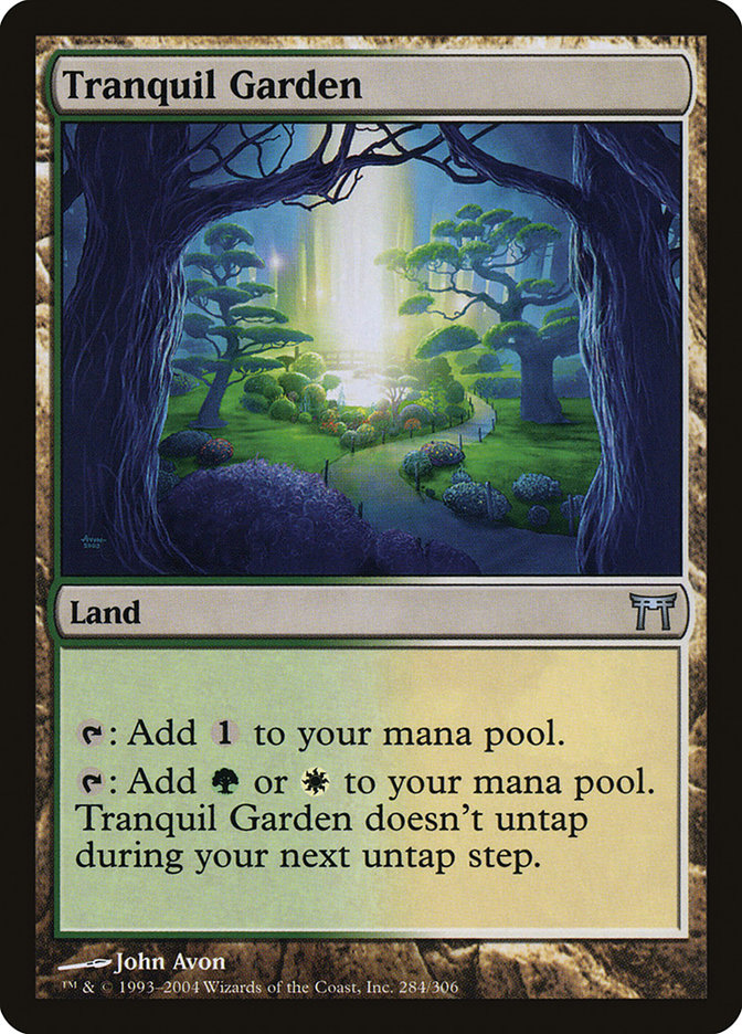 Tranquil Garden [Champions of Kamigawa] | Exor Games New Glasgow