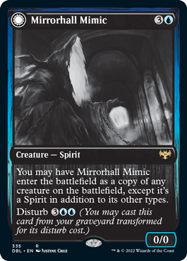 Mirrorhall Mimic // Ghastly Mimicry [Innistrad: Double Feature] | Exor Games New Glasgow