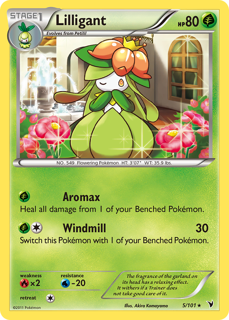 Lilligant (5/101) [Black & White: Noble Victories] | Exor Games New Glasgow