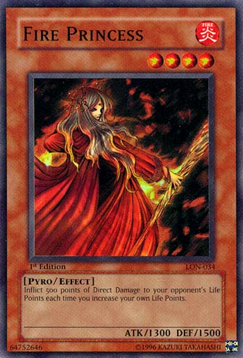 Fire Princess [LON-034] Super Rare | Exor Games New Glasgow