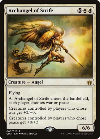 Archangel of Strife [Commander Anthology] | Exor Games New Glasgow