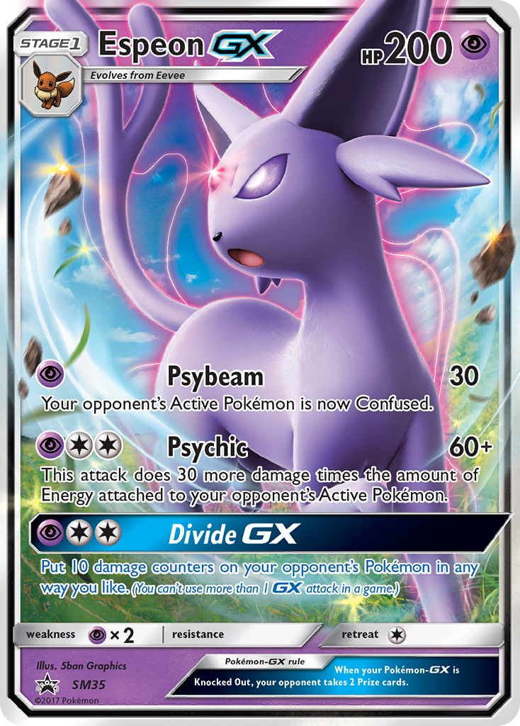 Espeon GX (SM35) [Sun & Moon: Black Star Promos] | Exor Games New Glasgow