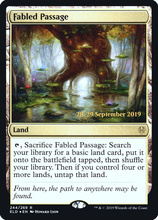 Fabled Passage  [Throne of Eldraine Prerelease Promos] | Exor Games New Glasgow