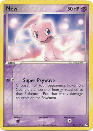 Mew (111/110) (Non Holo DVD Promo) [EX: Holon Phantoms] | Exor Games New Glasgow