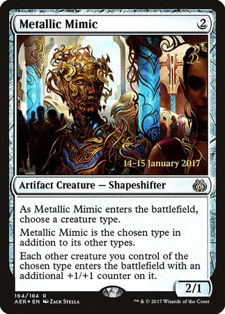 Metallic Mimic [Aether Revolt Promos] | Exor Games New Glasgow