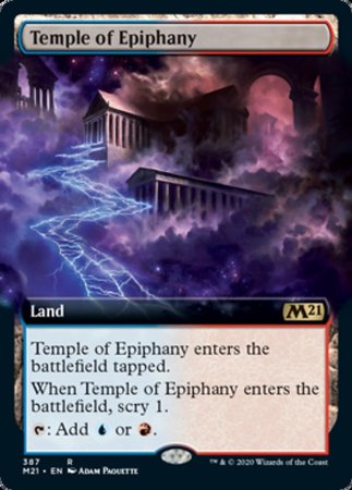 Temple of Epiphany (Extended Art) [Core Set 2021] | Exor Games New Glasgow