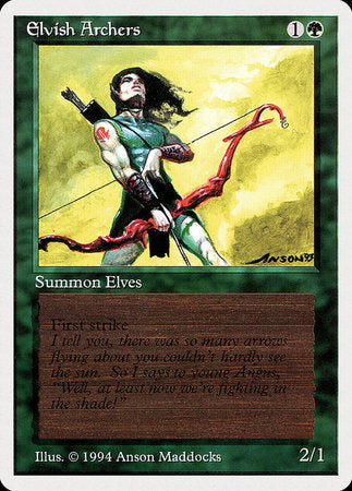 Elvish Archers [Summer Magic / Edgar] | Exor Games New Glasgow