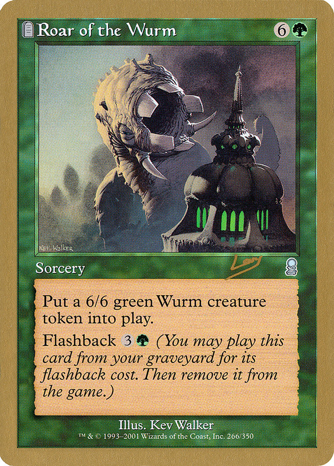 Roar of the Wurm (Raphael Levy) [World Championship Decks 2002] | Exor Games New Glasgow