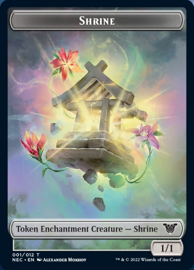 Shrine Token [Kamigawa: Neon Dynasty Commander Tokens] | Exor Games New Glasgow