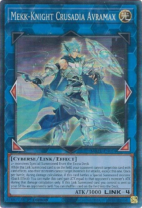 Mekk-Knight Crusadia Avramax [MAZE-EN054] Collector's Rare | Exor Games New Glasgow