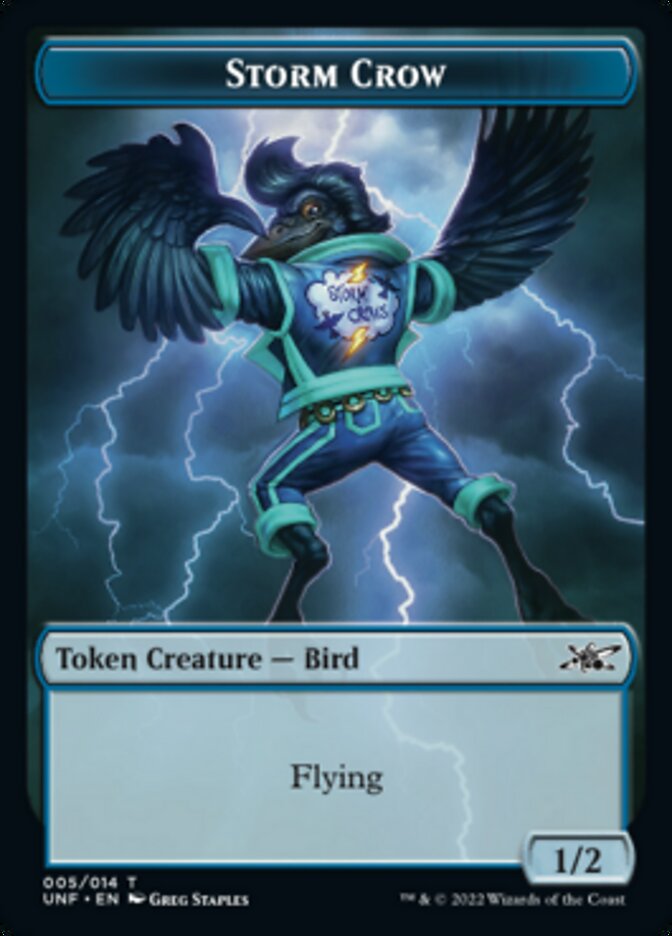 Storm Crow Token [Unfinity Tokens] | Exor Games New Glasgow