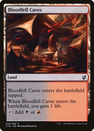 Bloodfell Caves [Commander 2019] | Exor Games New Glasgow