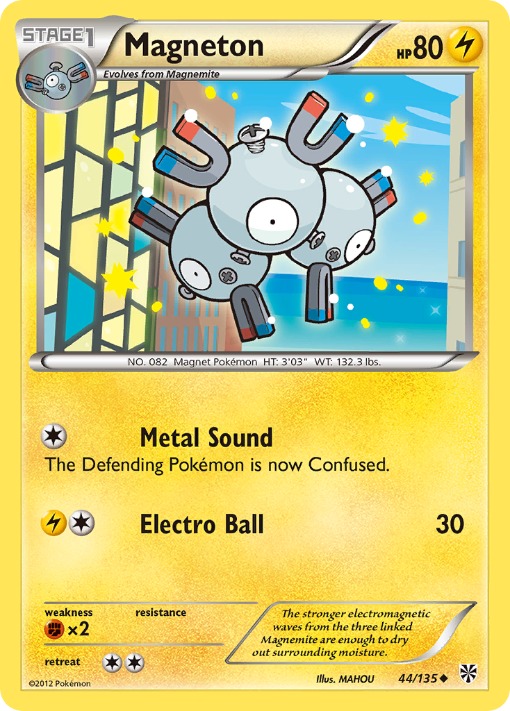 Magneton (44/135) [Black & White: Plasma Storm] | Exor Games New Glasgow