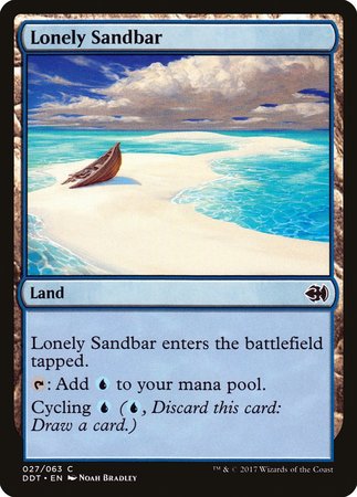 Lonely Sandbar [Duel Decks: Merfolk vs. Goblins] | Exor Games New Glasgow