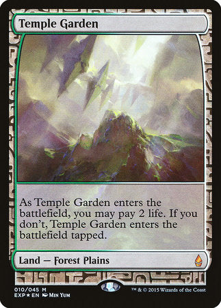 Temple Garden [Zendikar Expeditions] | Exor Games New Glasgow