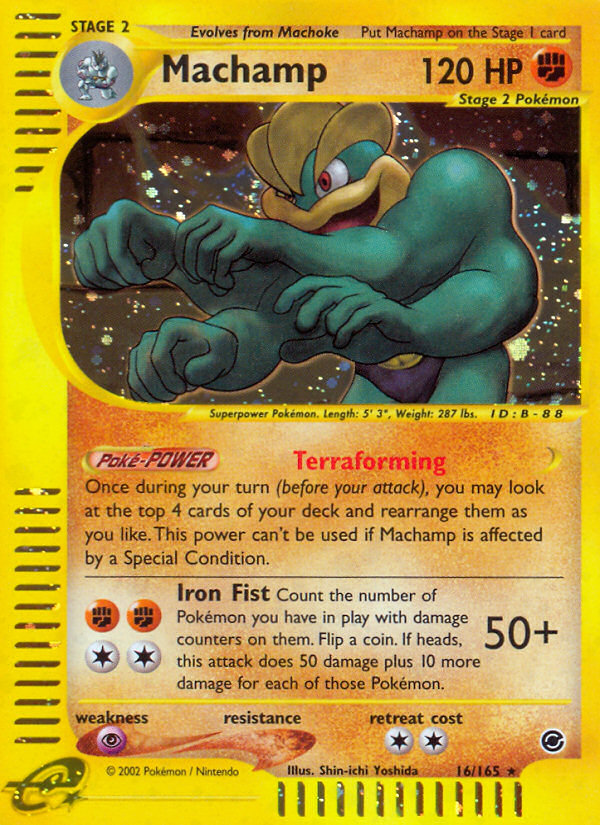 Machamp (16/165) [Expedition: Base Set] | Exor Games New Glasgow