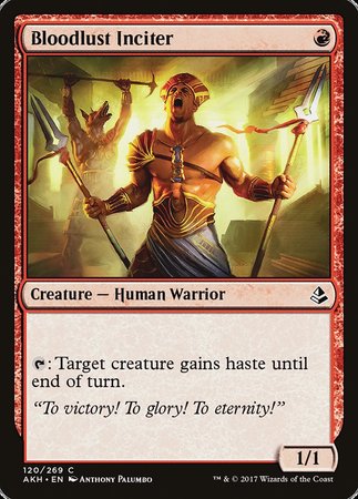 Bloodlust Inciter [Amonkhet] | Exor Games New Glasgow