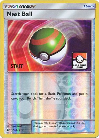 Nest Ball (123/149) (League Promo Staff) [Sun & Moon: Base Set] | Exor Games New Glasgow