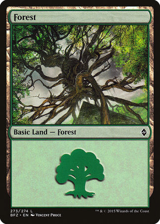 Forest (273) [Battle for Zendikar] | Exor Games New Glasgow