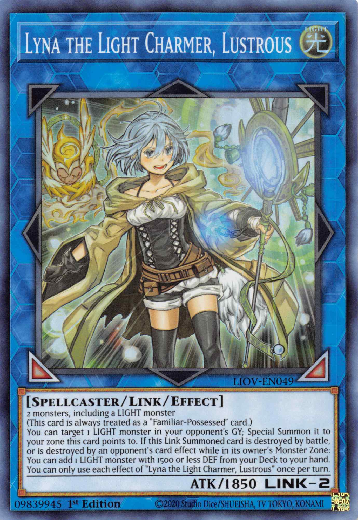 Lyna the Light Charmer, Lustrous [LIOV-EN049] Starlight Rare | Exor Games New Glasgow