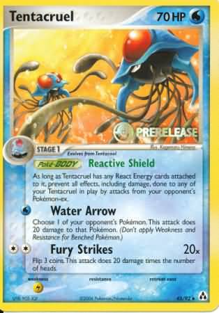 Tentacruel (45/92) (Prerelease Promo) [Nintendo: Black Star Promos] | Exor Games New Glasgow