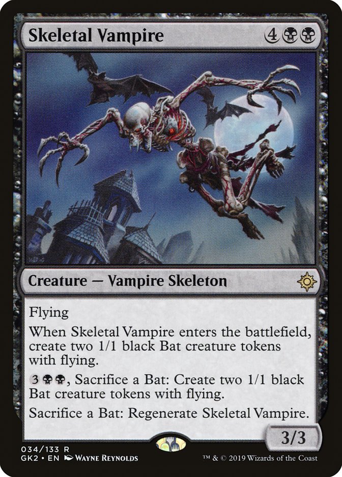 Skeletal Vampire [Ravnica Allegiance Guild Kit] | Exor Games New Glasgow