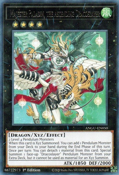 Majester Paladin, the Ascending Dracoslayer (Rare) [ANGU-EN050] Rare | Exor Games New Glasgow