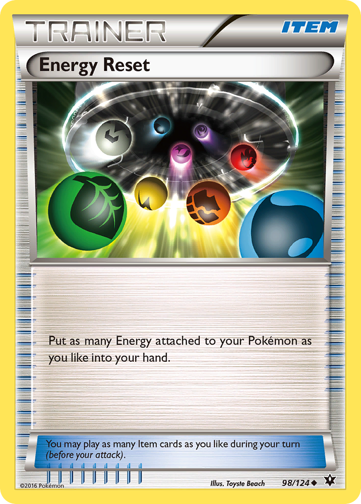 Energy Reset (98/124) [XY: Fates Collide] | Exor Games New Glasgow