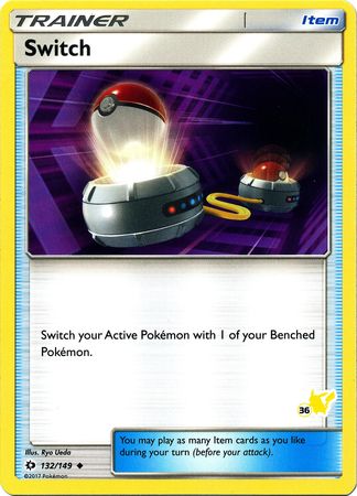 Switch (132/149) (Pikachu Stamp #36) [Battle Academy 2020] | Exor Games New Glasgow