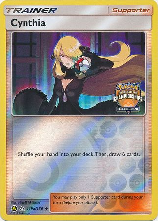 Cynthia (119a/156) (Regional Championship Promo) [Sun & Moon: Ultra Prism] | Exor Games New Glasgow