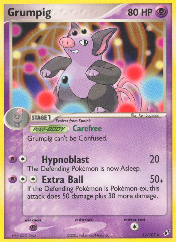 Grumpig (32/107) [EX: Deoxys] | Exor Games New Glasgow