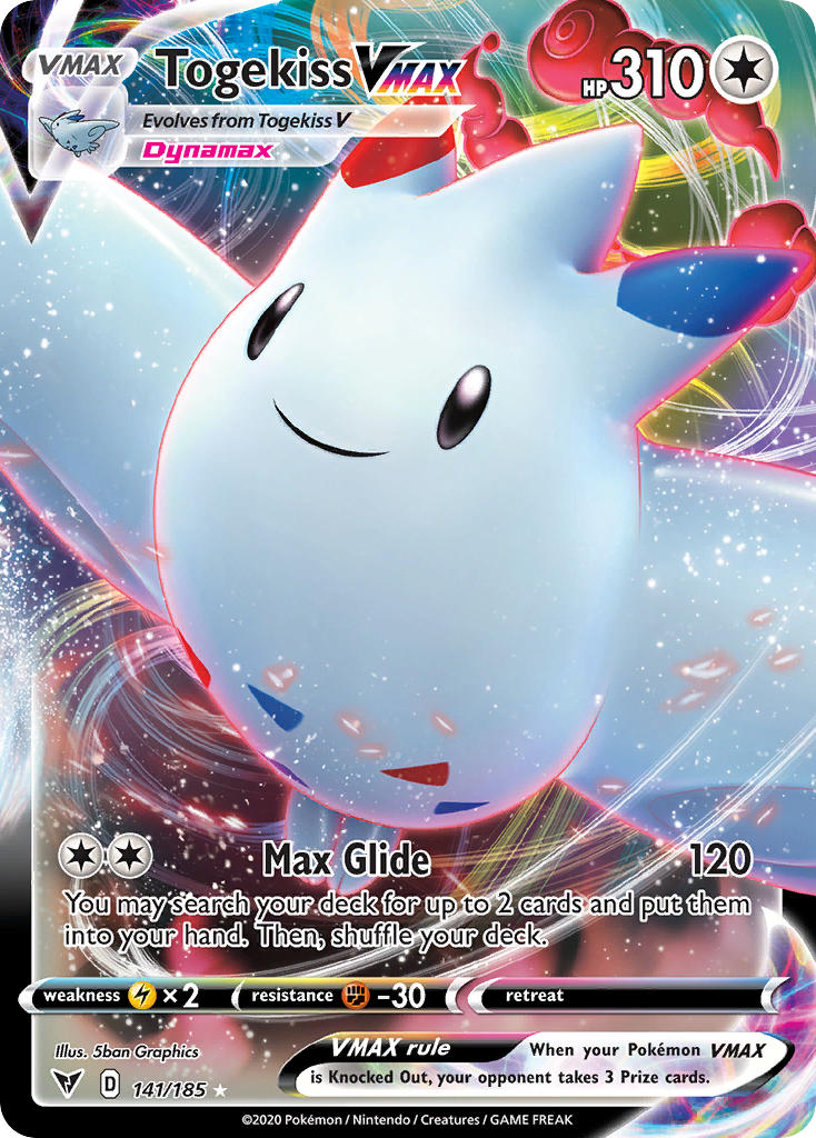 Togekiss VMAX (141/185) [Sword & Shield: Vivid Voltage] | Exor Games New Glasgow