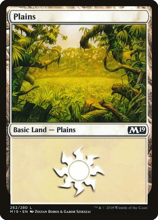 Plains (262) [Core Set 2019] | Exor Games New Glasgow