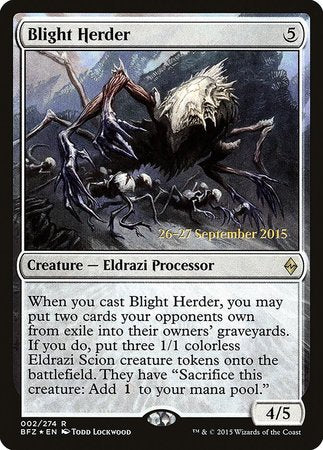 Blight Herder [Battle for Zendikar Promos] | Exor Games New Glasgow