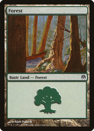 Forest (71) [Duel Decks: Phyrexia vs. the Coalition] | Exor Games New Glasgow