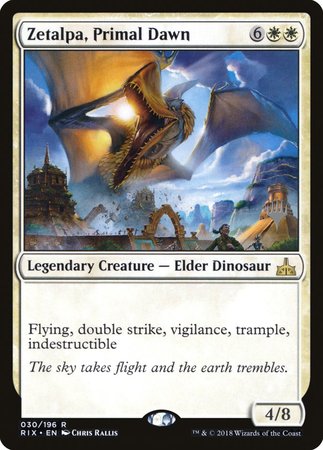 Zetalpa, Primal Dawn [Rivals of Ixalan Promos] | Exor Games New Glasgow