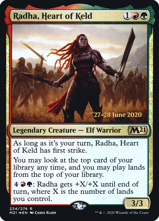 Radha, Heart of Keld  [Core Set 2021 Prerelease Promos] | Exor Games New Glasgow