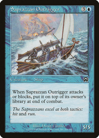 Saprazzan Outrigger [Mercadian Masques] | Exor Games New Glasgow