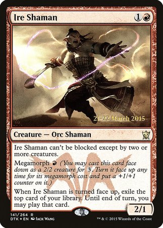 Ire Shaman [Dragons of Tarkir Promos] | Exor Games New Glasgow