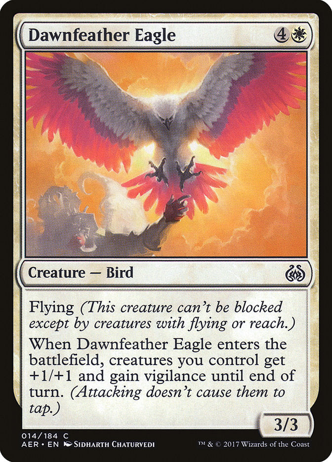 Dawnfeather Eagle (Intro Pack) [Aether Revolt Promos] | Exor Games New Glasgow