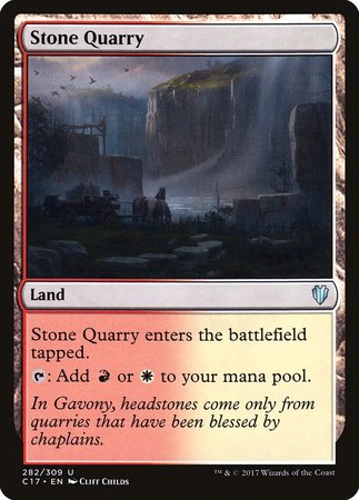 Stone Quarry [Commander 2017] | Exor Games New Glasgow