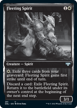 Fleeting Spirit [Innistrad: Double Feature] | Exor Games New Glasgow