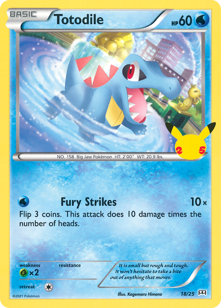 Totodile (18/25) [McDonald's 25th Anniversary] | Exor Games New Glasgow