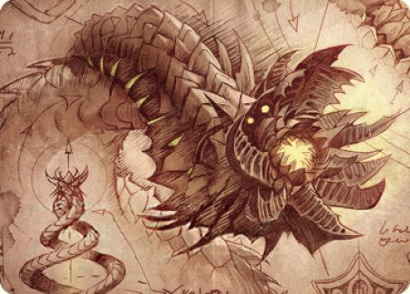 Wurmcoil Engine Art Card [The Brothers' War Art Series] | Exor Games New Glasgow