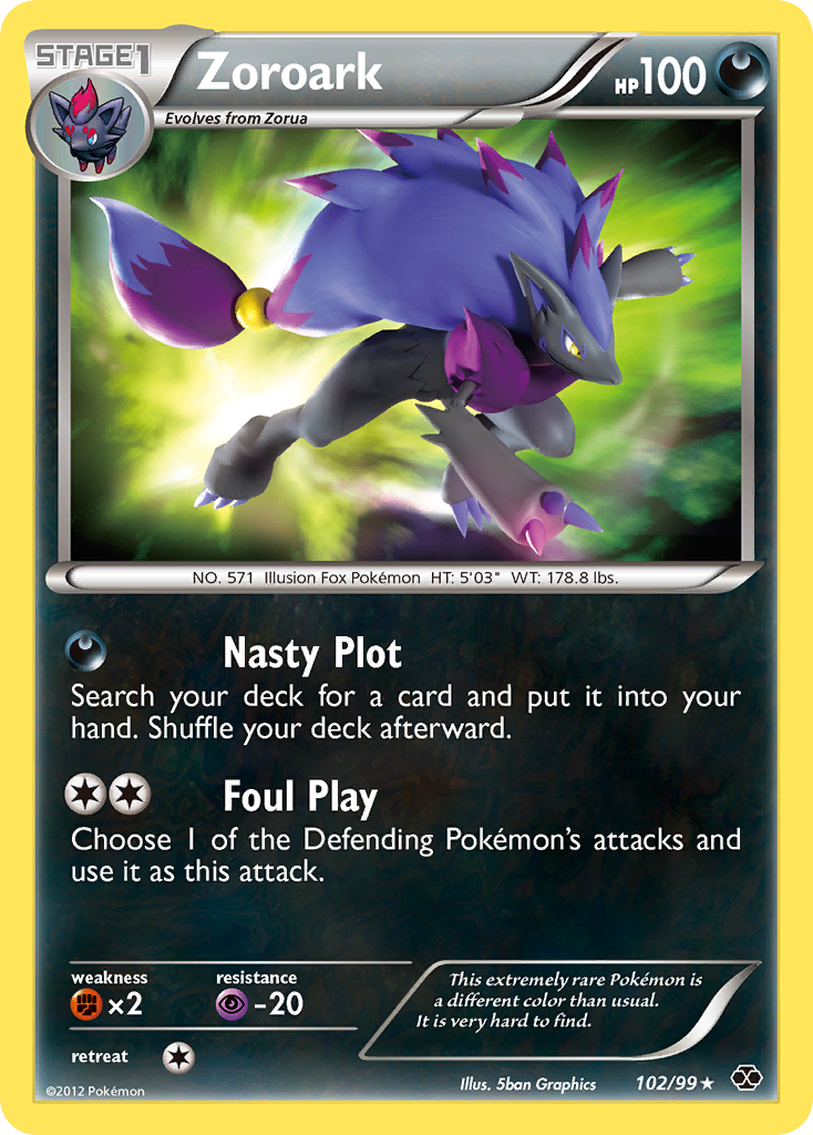 Zoroark (102/99) [Black & White: Next Destinies] | Exor Games New Glasgow