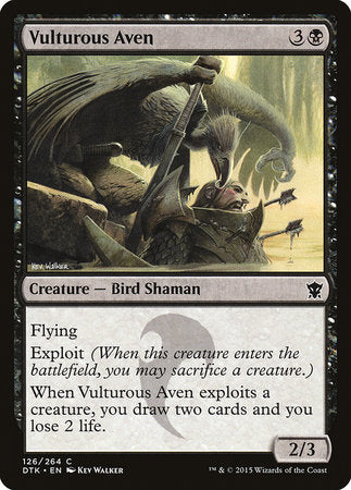 Vulturous Aven [Dragons of Tarkir] | Exor Games New Glasgow