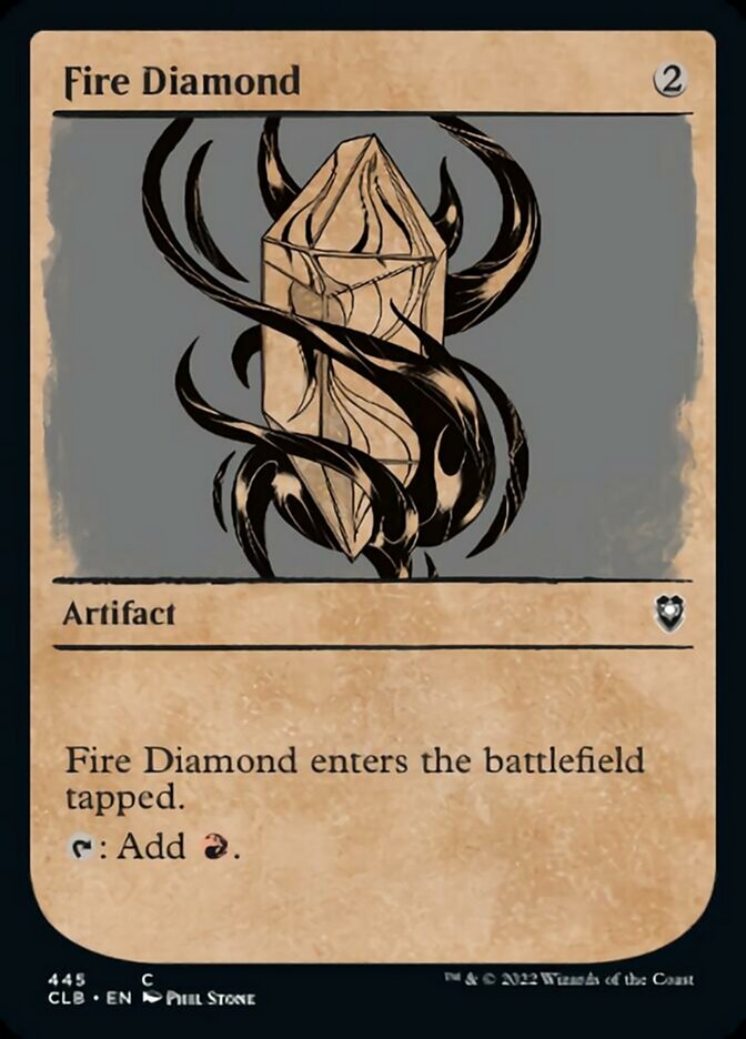 Fire Diamond (Showcase) [Commander Legends: Battle for Baldur's Gate] | Exor Games New Glasgow