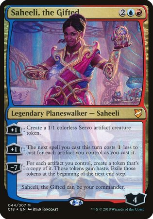 Saheeli, the Gifted (Commander 2018) [Commander 2018 Oversized] | Exor Games New Glasgow